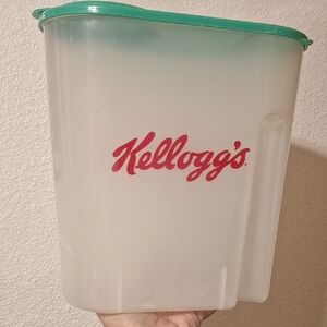 Kelloggs Vintage Cereal Storage‎ Container